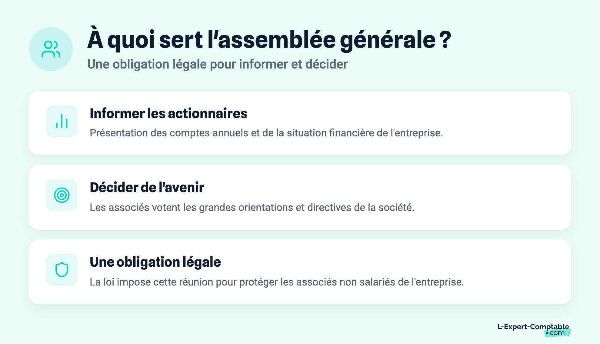 À quoi sert l'assemblée générale ?