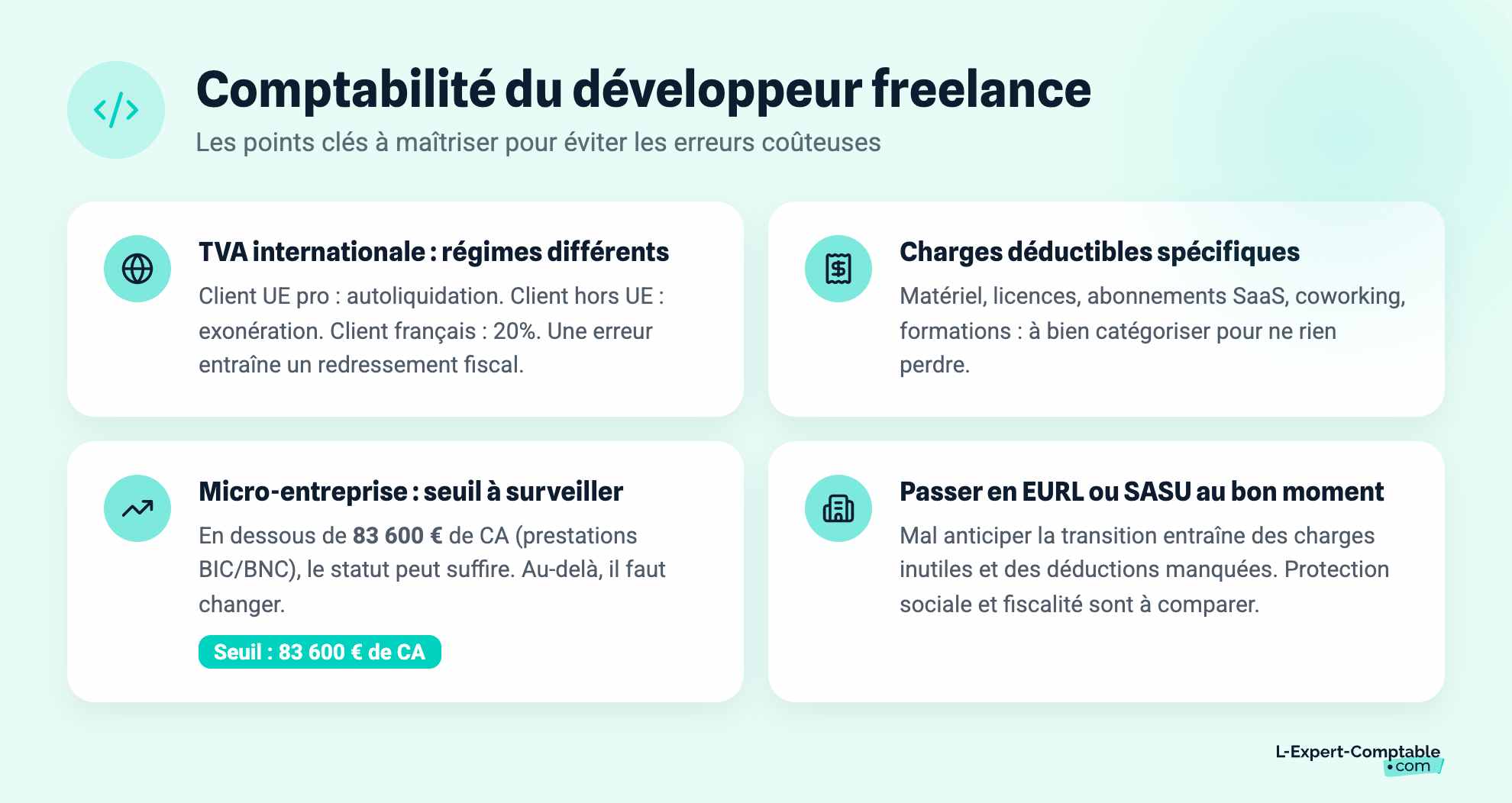Comptabilité du développeur freelance