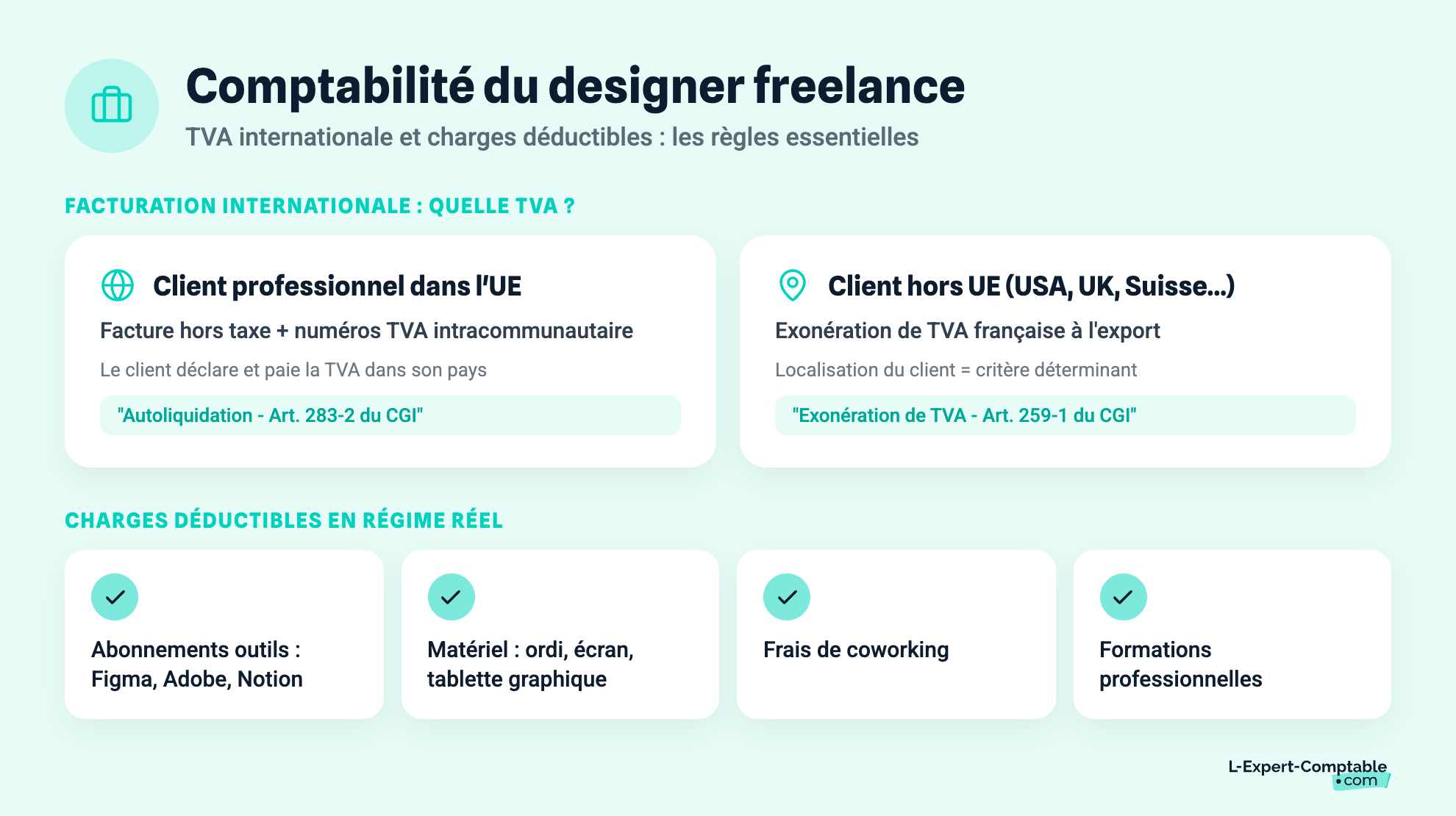 Comptabilité du designer freelance