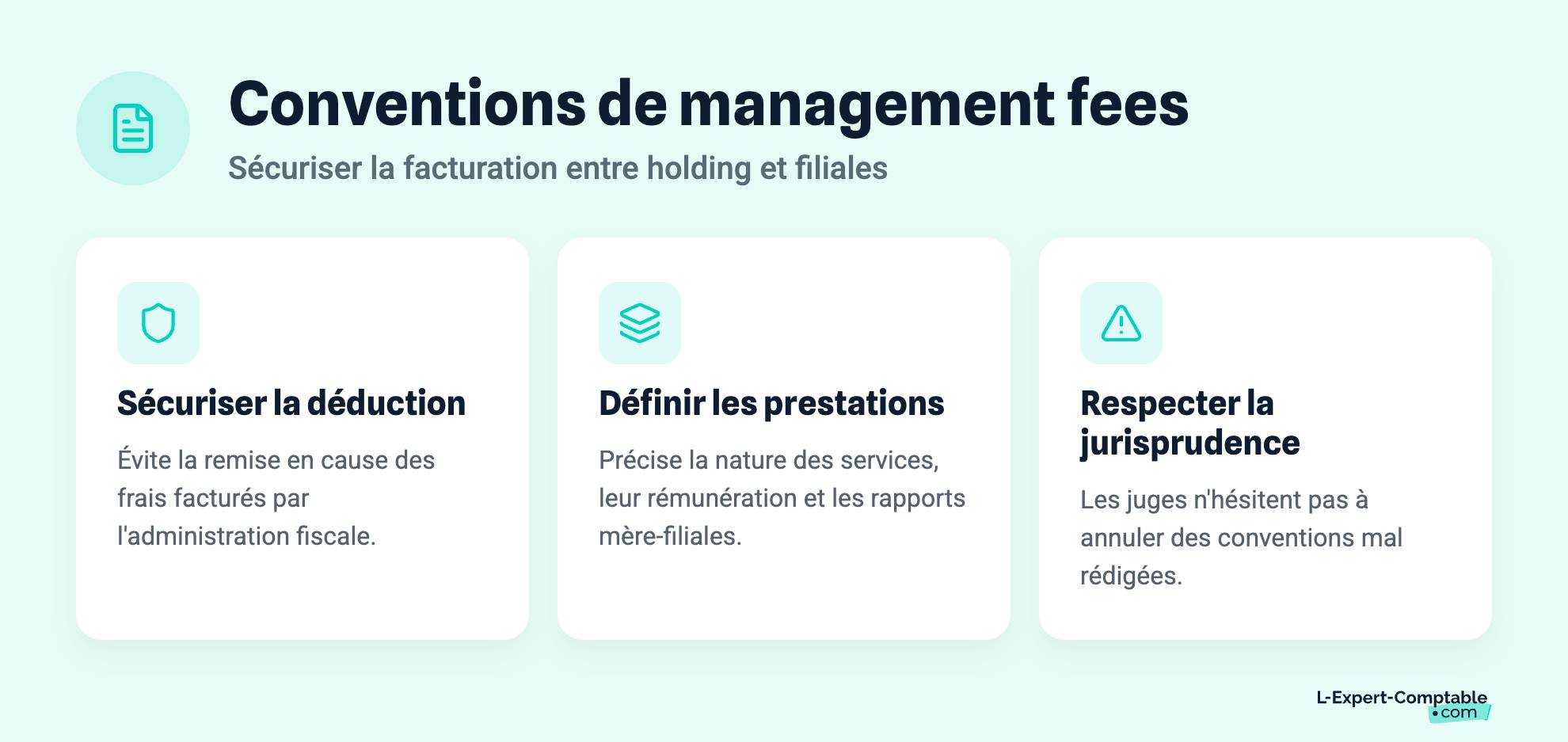 Conventions de management fees