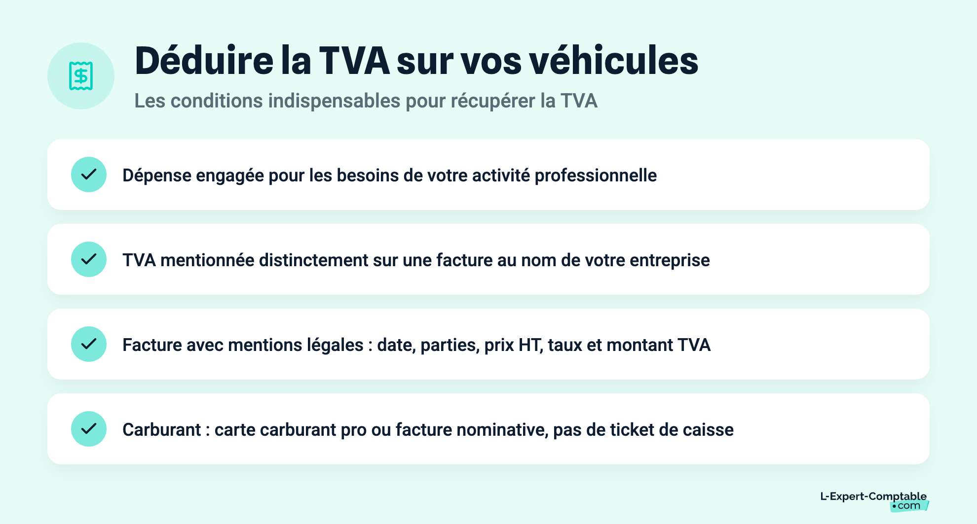 Déduire la TVA sur vos véhicules