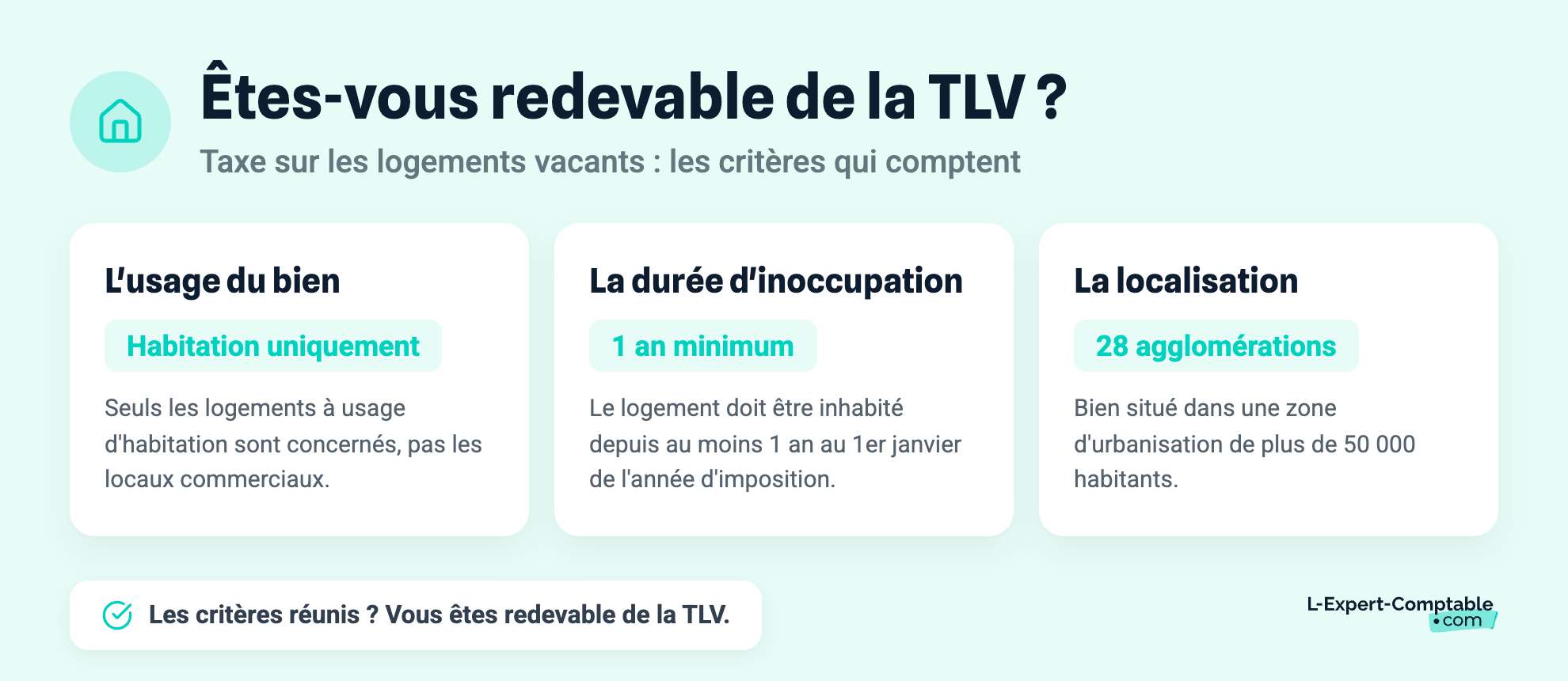 Êtes-vous redevable de la TLV ?