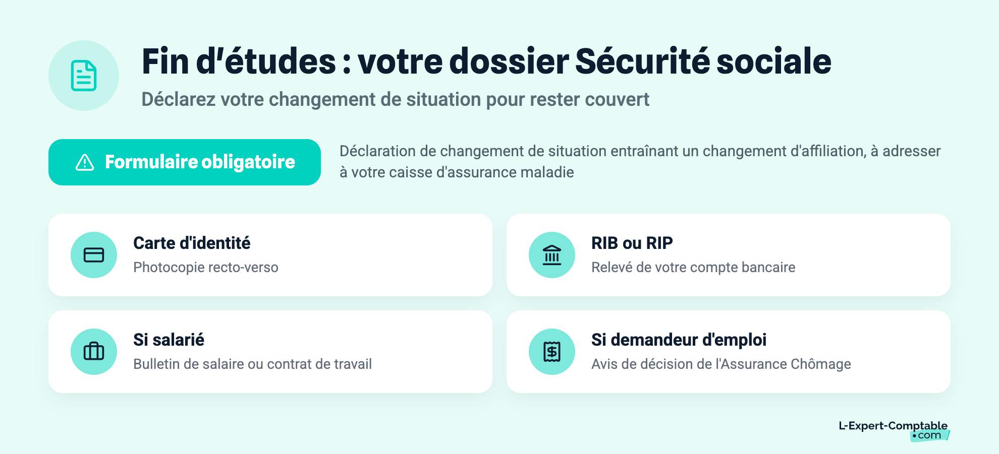 Fin d'études : votre dossier Sécurité sociale