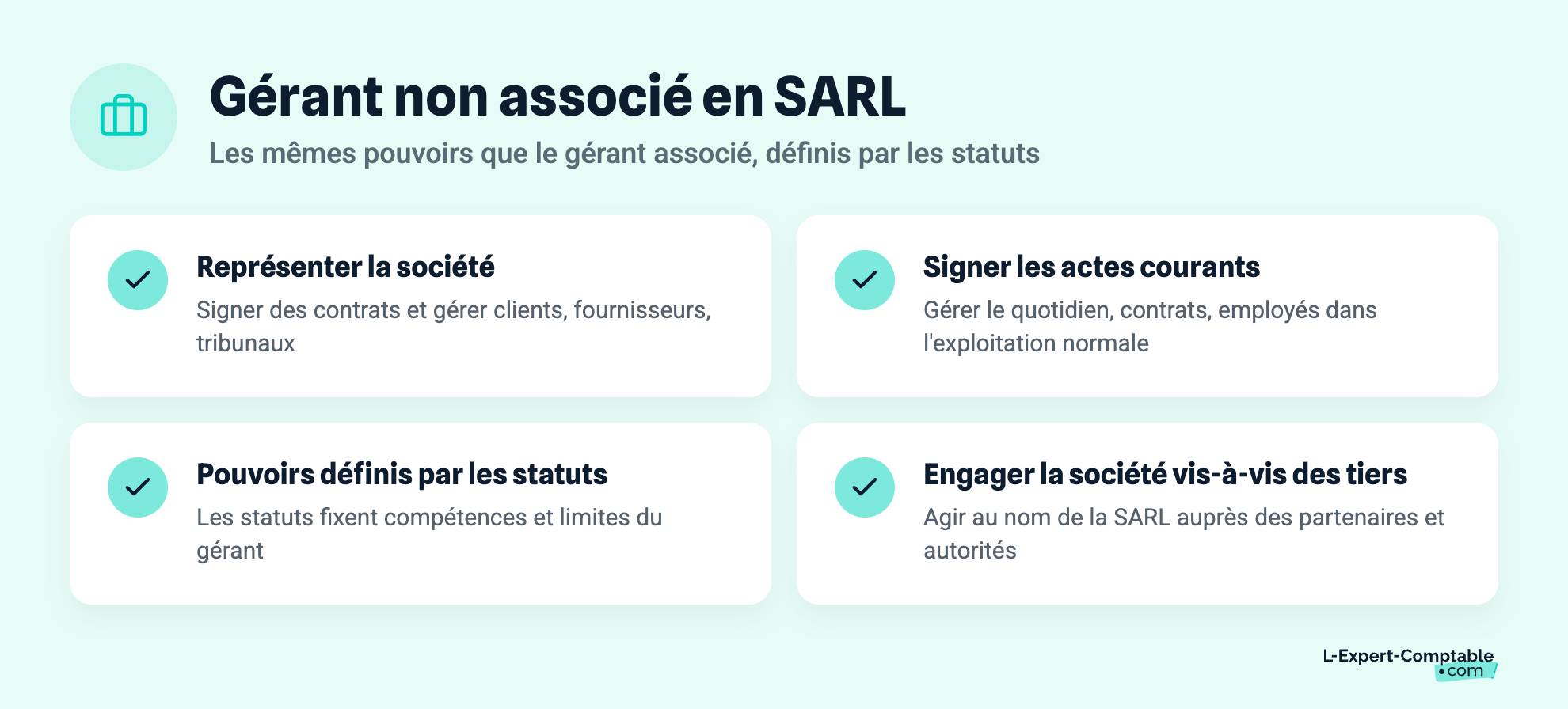 Gérant non associé en SARL