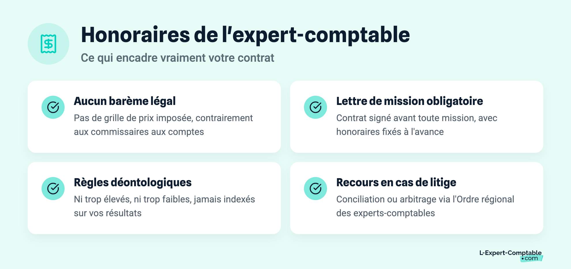 Honoraires de l'expert-comptable