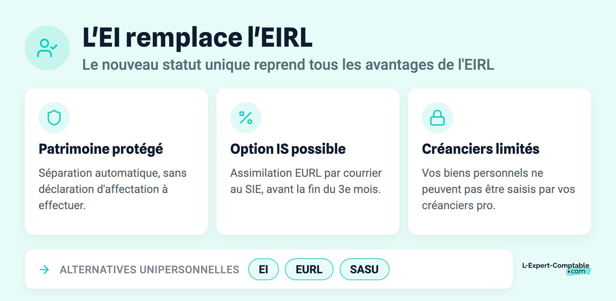 L'EI remplace l'EIRL