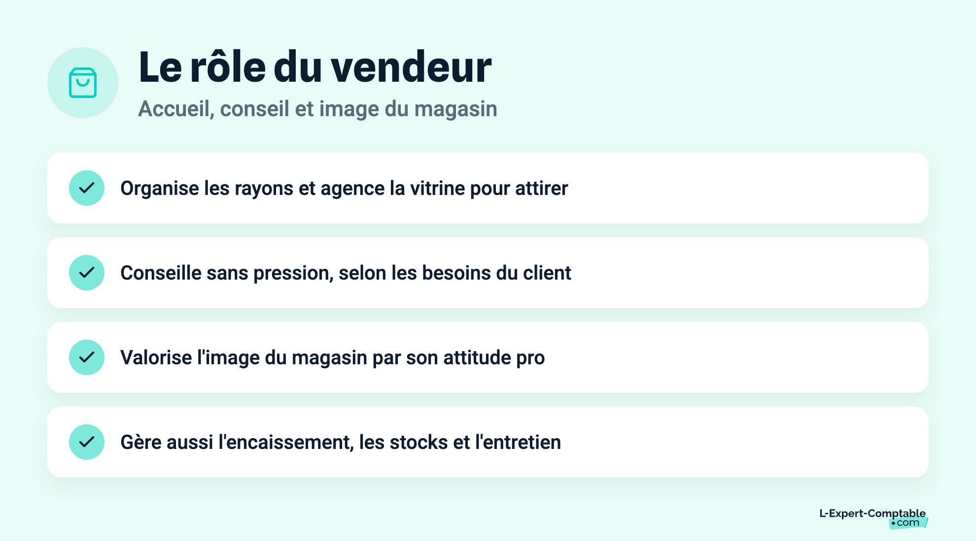 Le rôle du vendeur