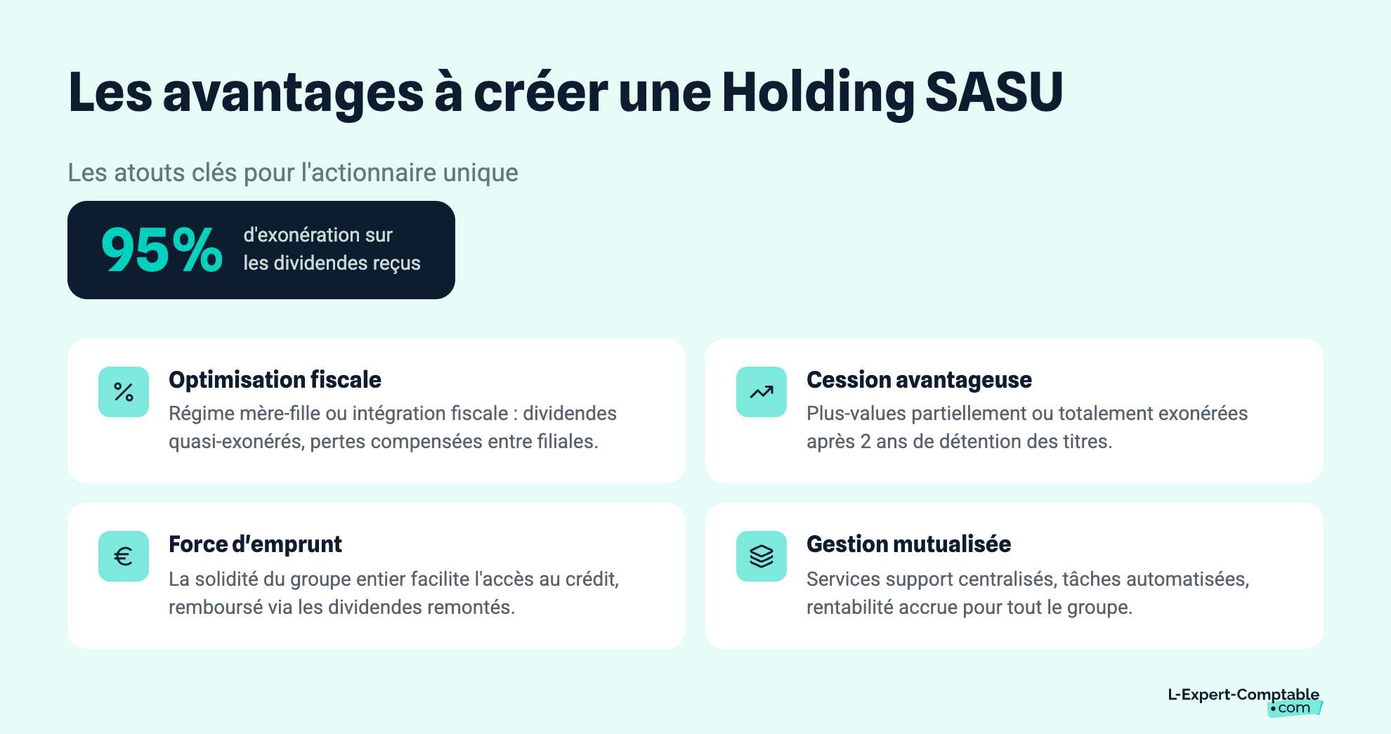 Les avantages à créer une Holding SASU