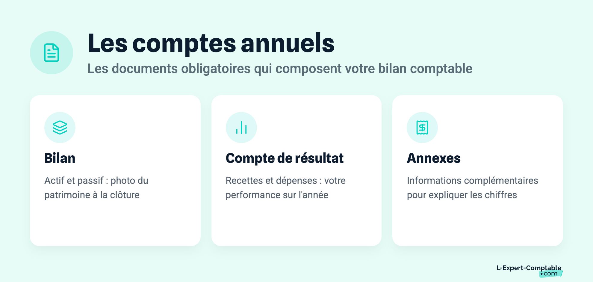 Les comptes annuels
