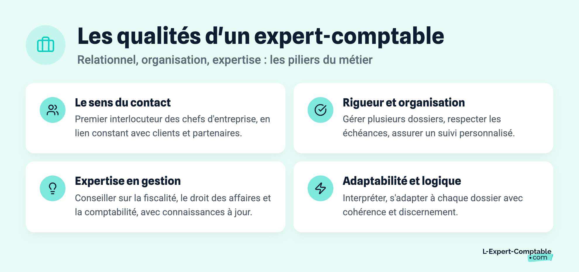 Les qualités d'un expert-comptable