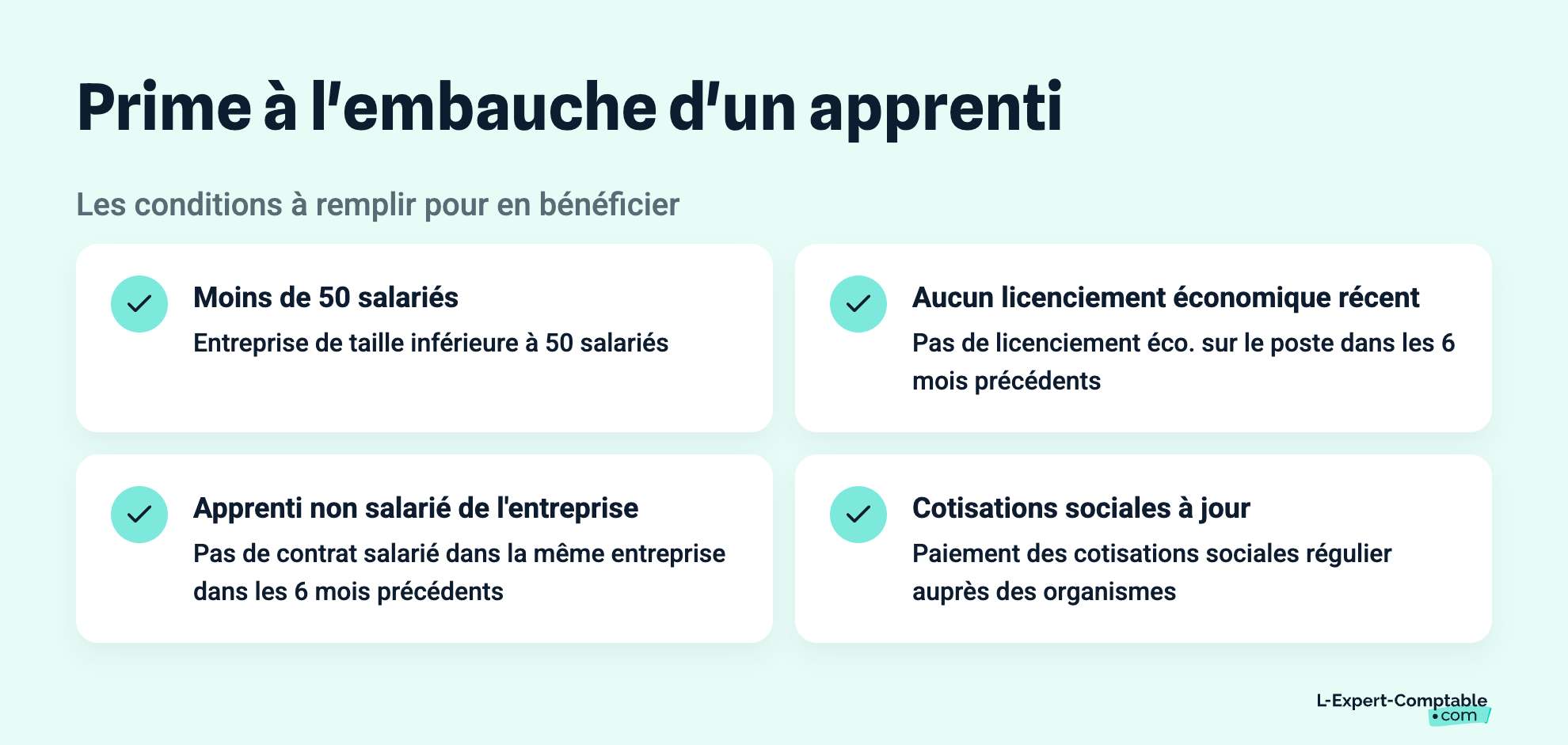 Prime à l'embauche d'un apprenti