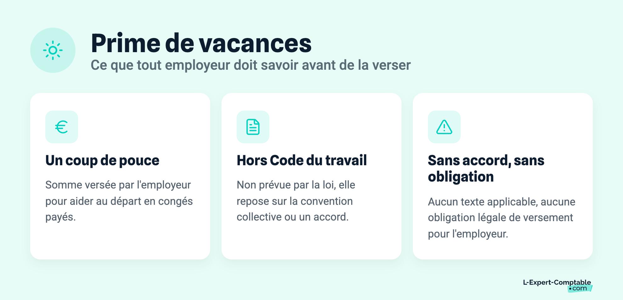 Prime de vacances