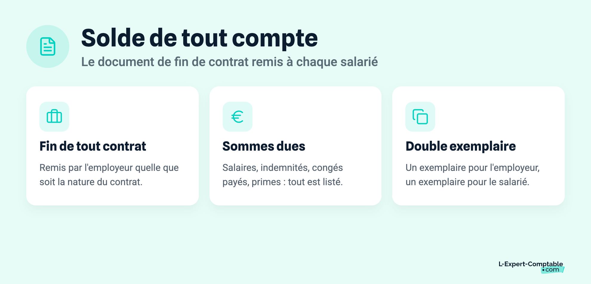 Solde de tout compte