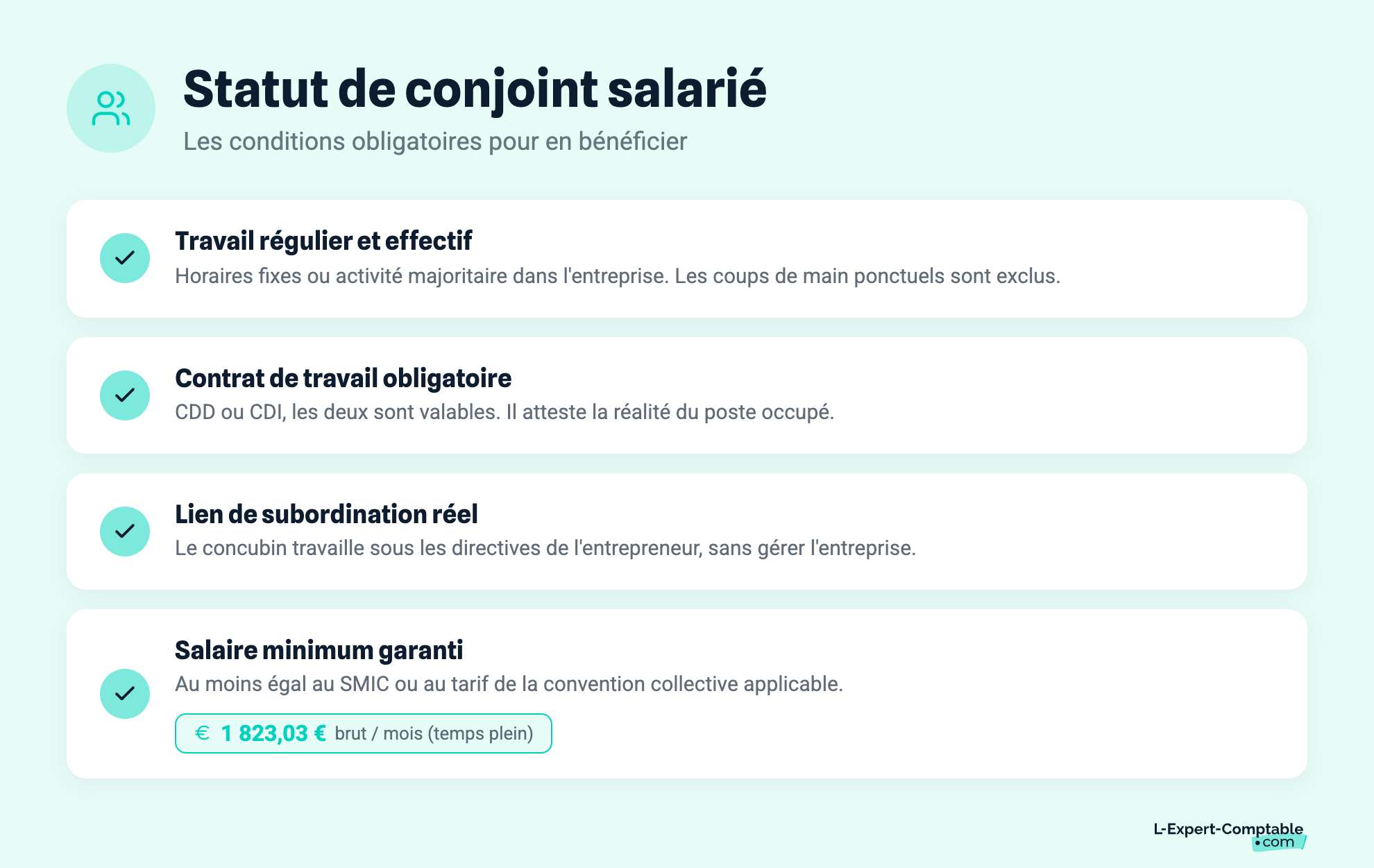 Statut de conjoint salarié