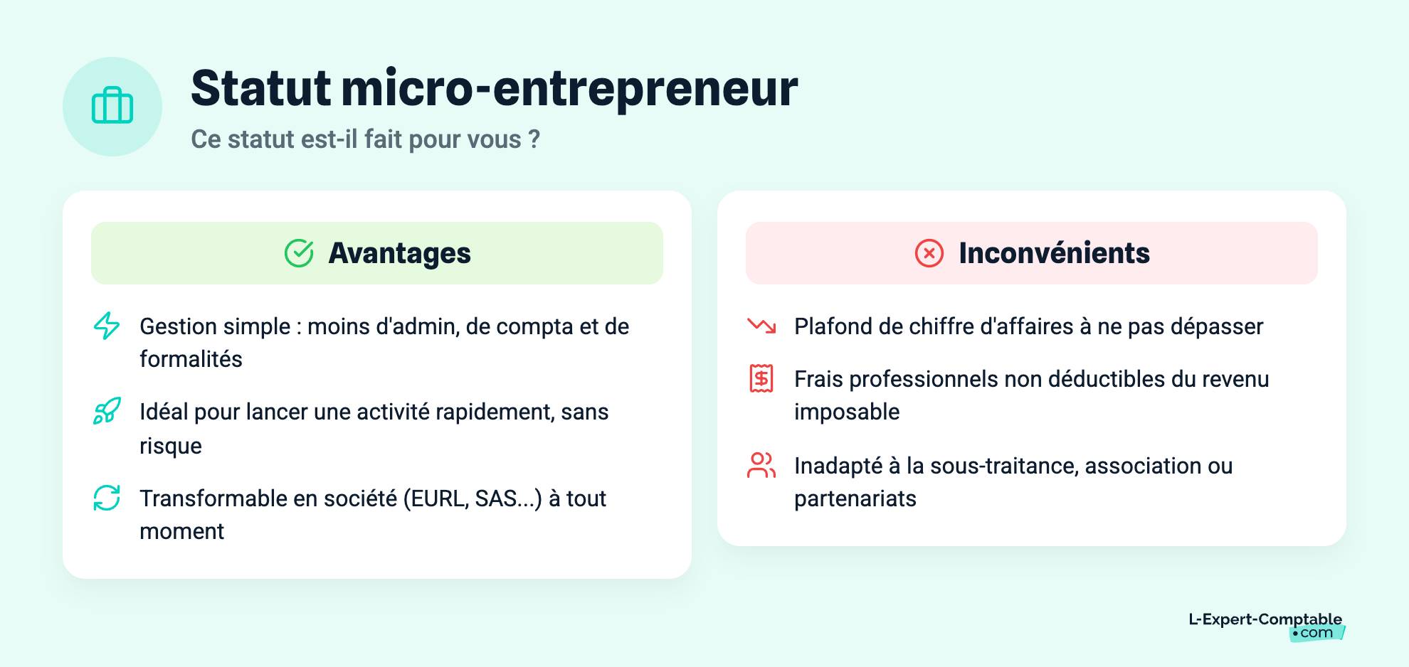 Statut micro-entrepreneur