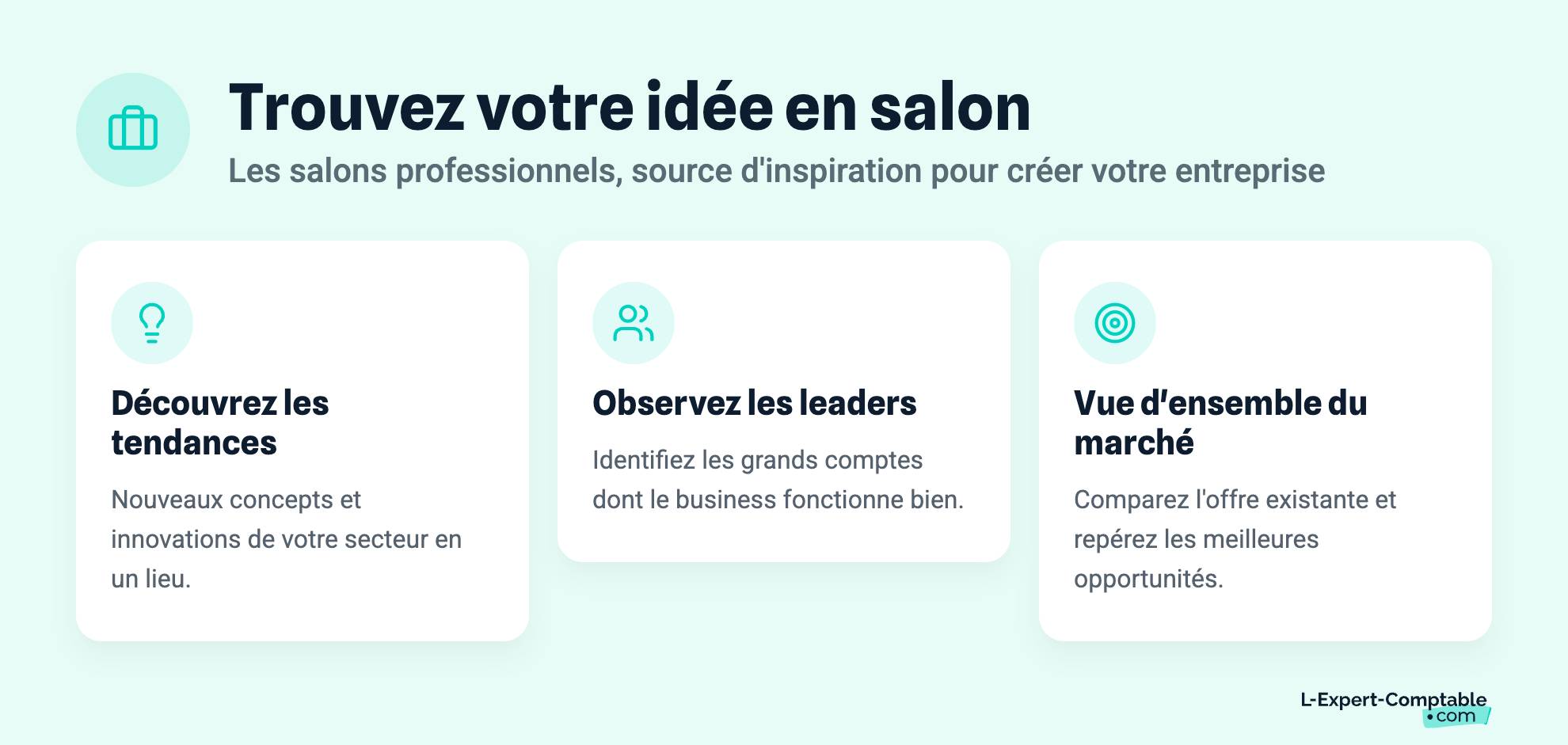 Trouvez votre idée de business en salon