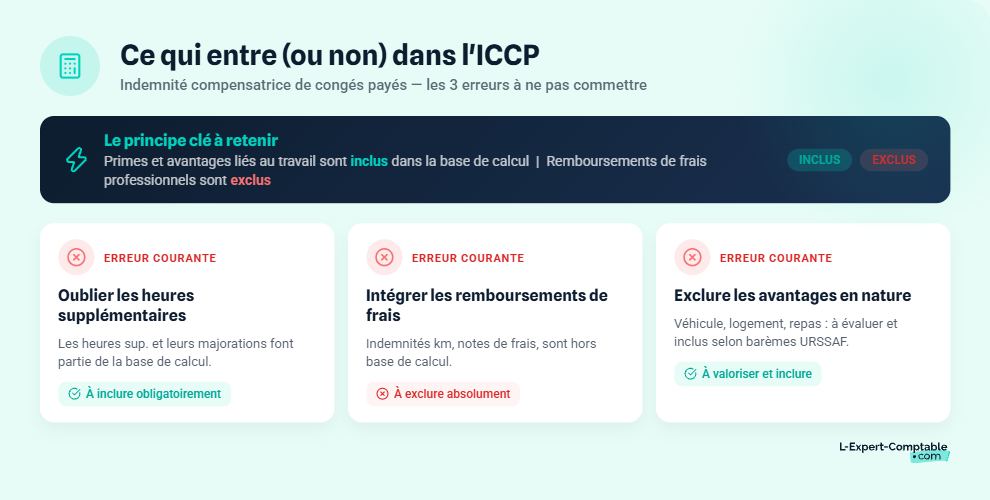 Ce qui entre ou non dans l'ICCP