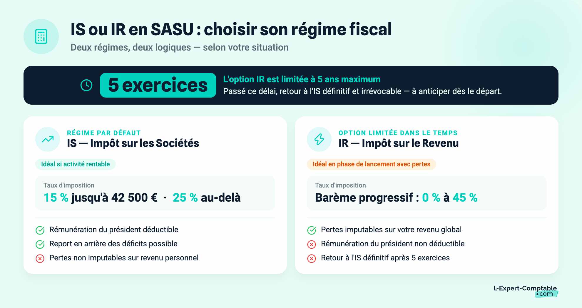 choix is et ir sasu
