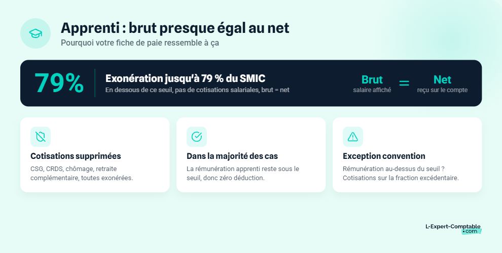 Salaire brut net apprenti