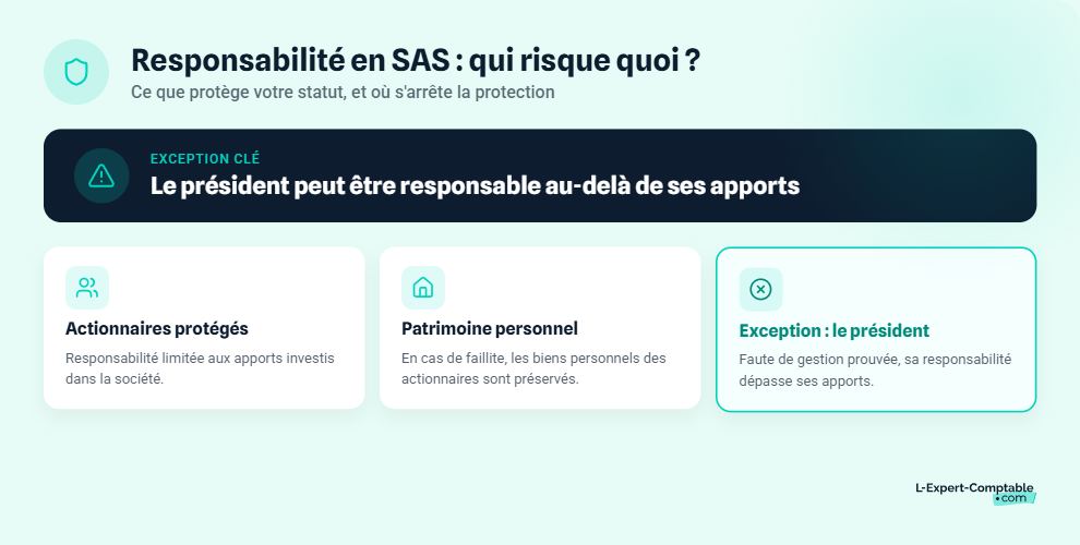 responsabilité en SAS