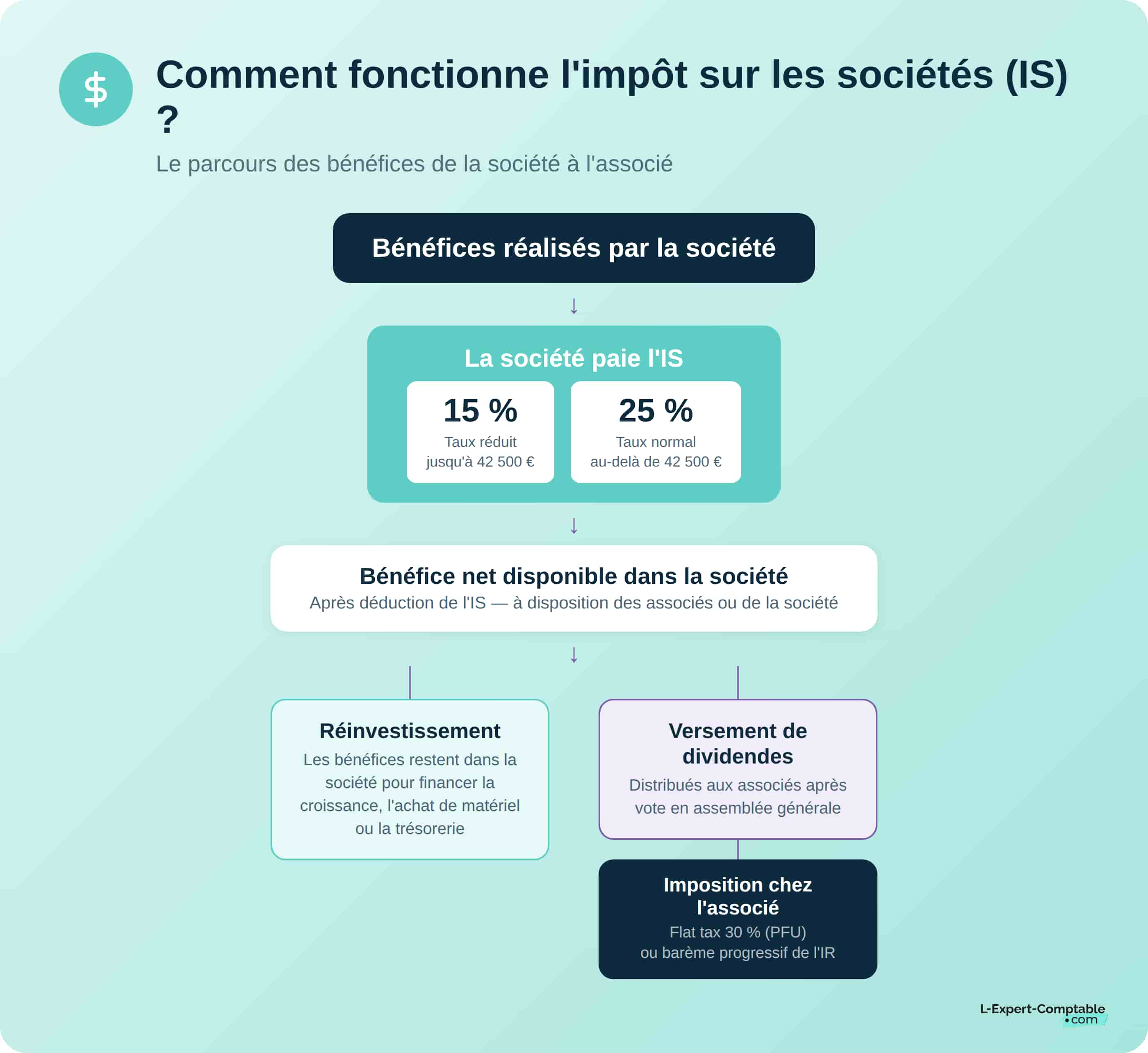 Fonctionnement impôt IS