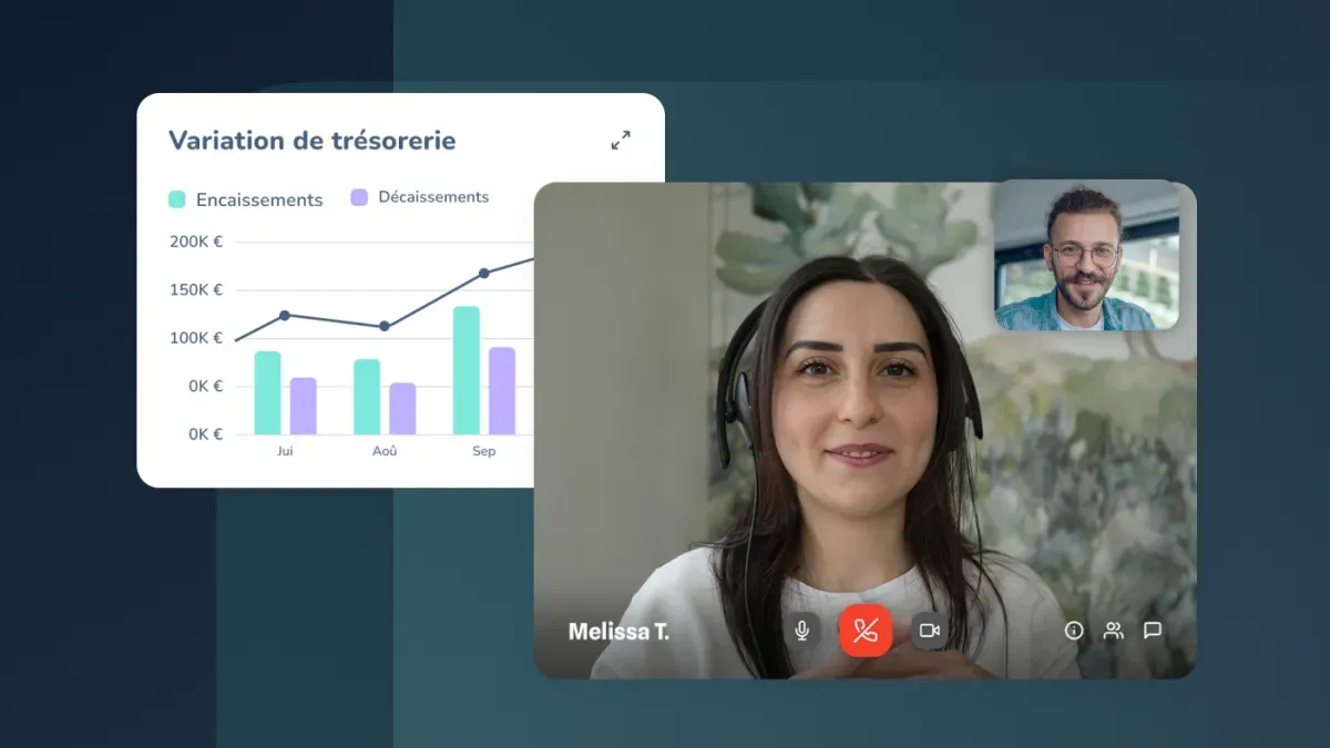 Appel téléphonique d'un client avec son conseiller dédié