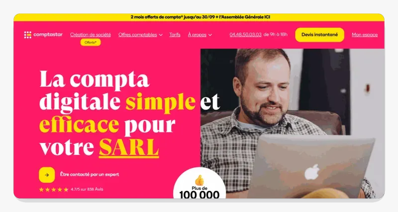 home page comptastar