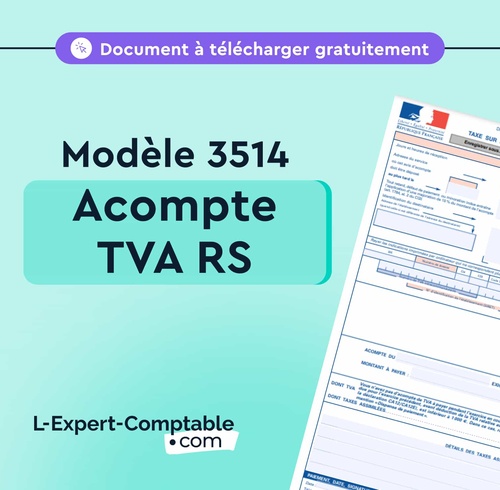 Expert-Comptable en ligne Modèle 3514 Acompte TVA RS