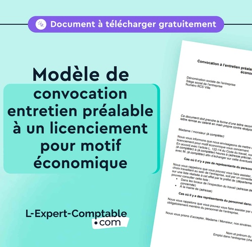 modele-convocation-entretien-licenciement-economique