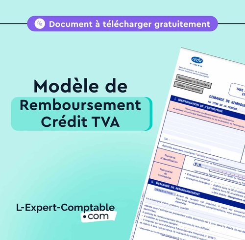 Expert-Comptable en ligne Modèle de remboursement crédit TVA
