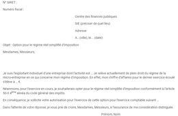 Modèle de lettre pour une proposition de rectification (refus)