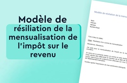 Expert-Comptable en ligne modele-resiliation-mensualisation-impot-revenu