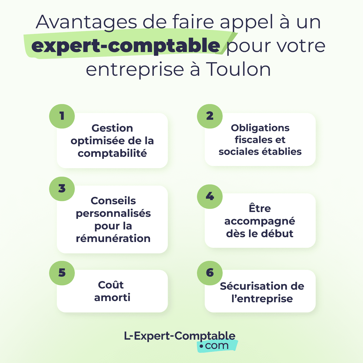 Avantages de faire appel à expert comptable pour votre entreprise à Toulon