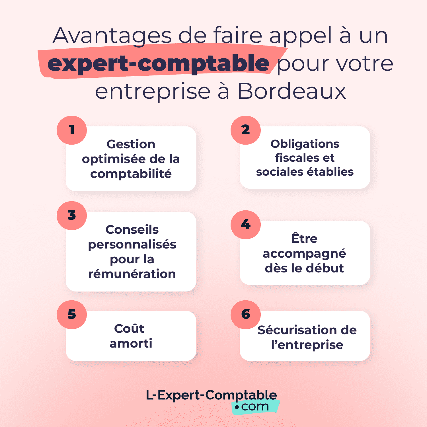 Avantages de faire appel à un expert-comptable pour votre entreprise à Bordeaux