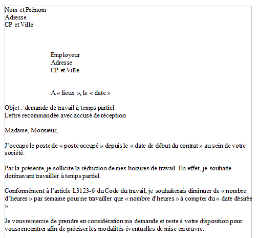 lettre de demande de parrainage