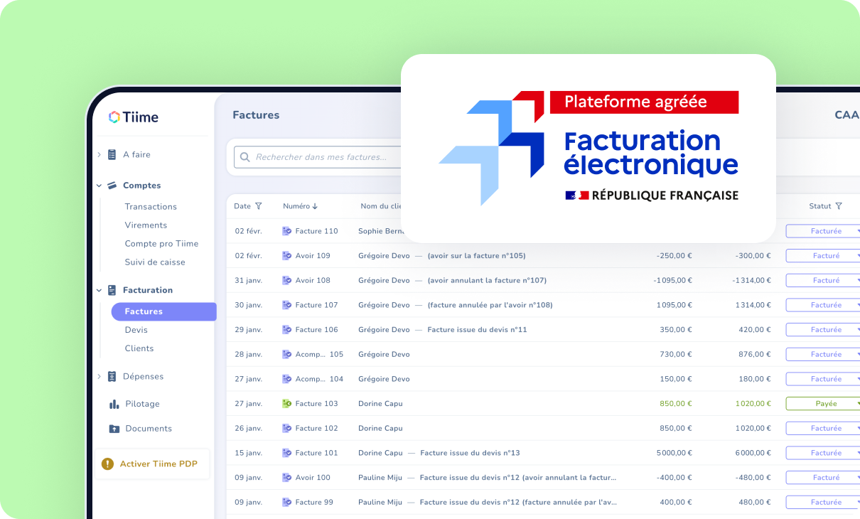 Facturation éléctronique