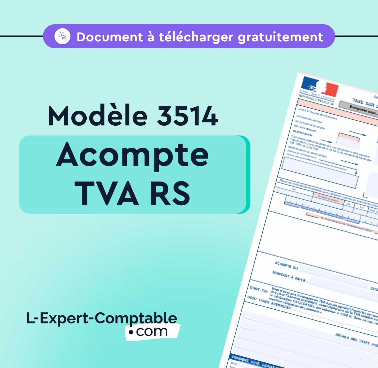 Modèle 3514 Acompte TVA RS